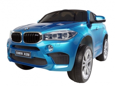 Kinder Elektroauto BMW X6 M blau 12 V