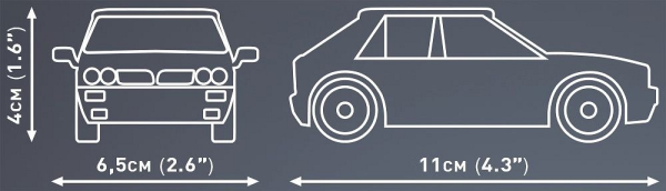 Cobi Lancia Delta HF Integrale EVO 1991