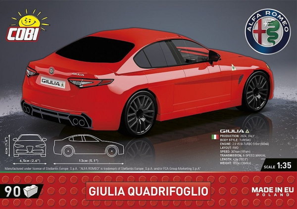 Cobi Alfa Romeo Giulia Quadrifoglio