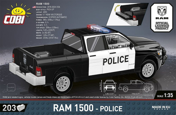 Cobi Dodge RAM 1500 Police